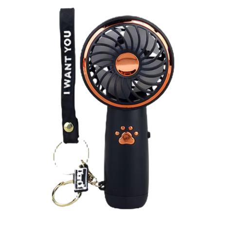Summer New Mini Fan - Cute Cartoon Travel-Friendly USB Hand-Held Fan for Students, Ideal Outdoor Cooling Option
