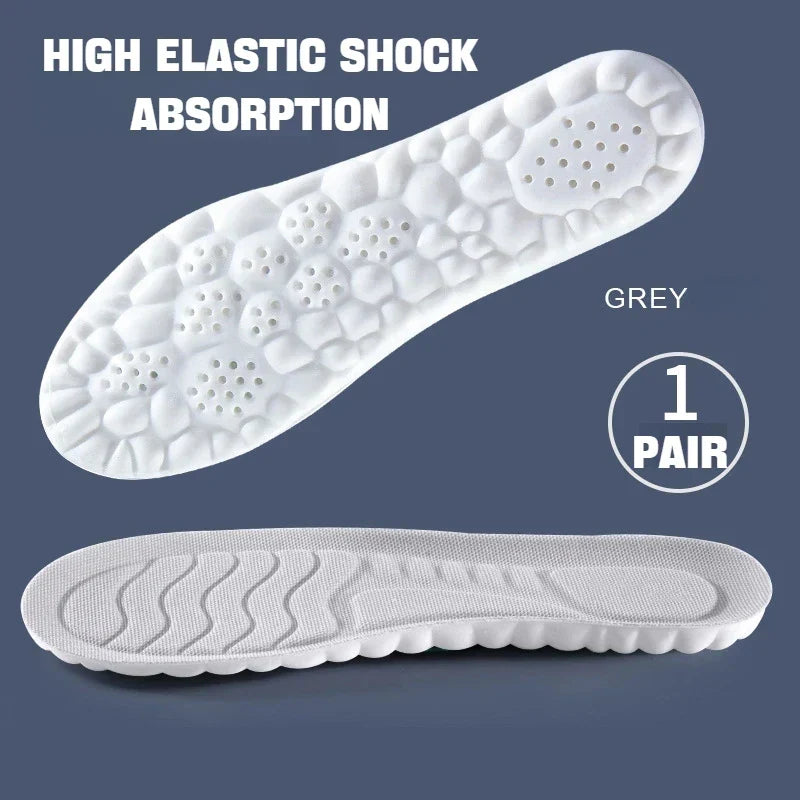 Ultra Plush Orthopedic Insoles For Running Shoes, Arch Support, Back To School 2025 Comfort – 4D Massage Insoles