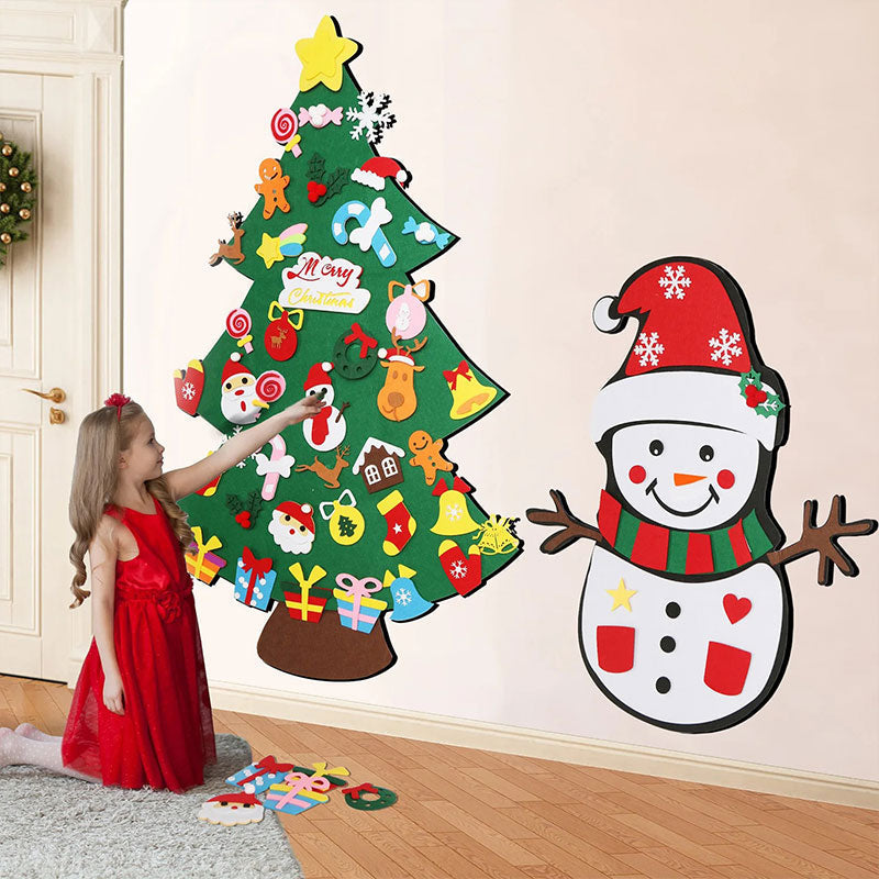 Felt Christmas Snowman Christmas Household Decorations Xmas Navidad