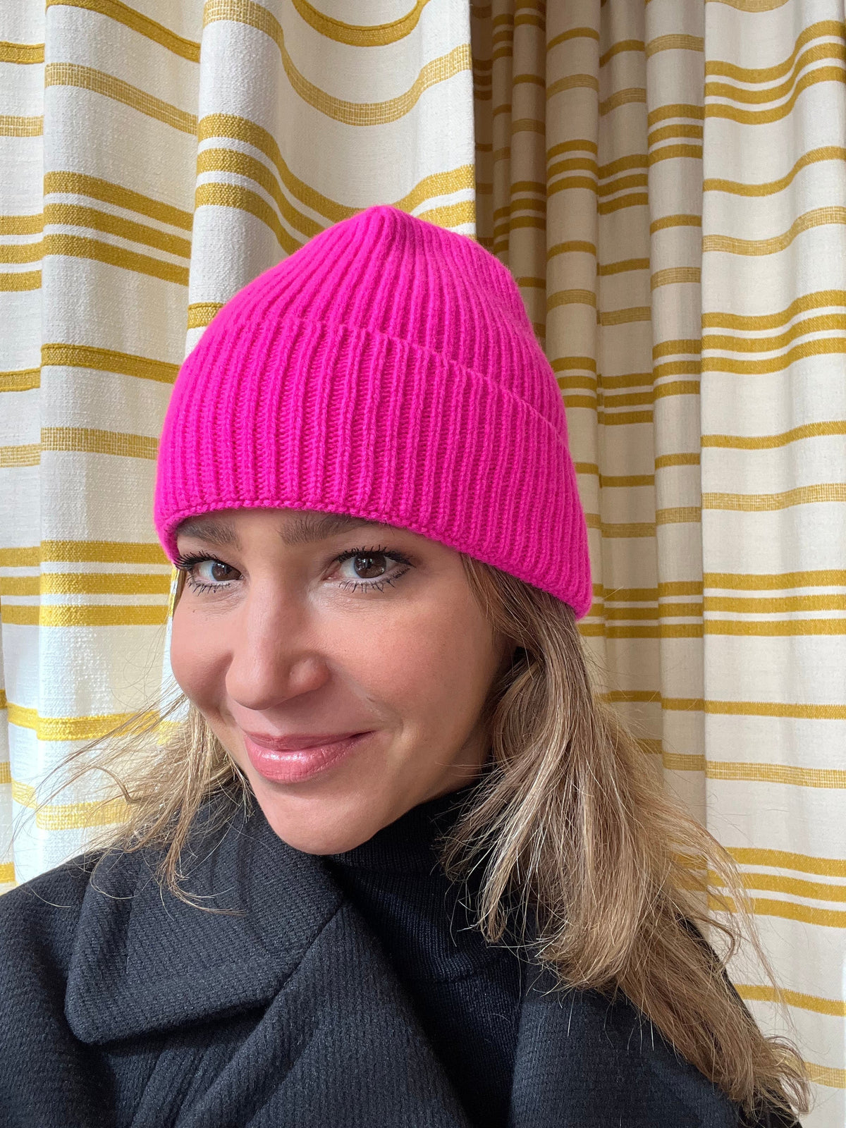 Cozy Warm Women’s Beanie - Folded Cuff, Ribbed Knit, Winter