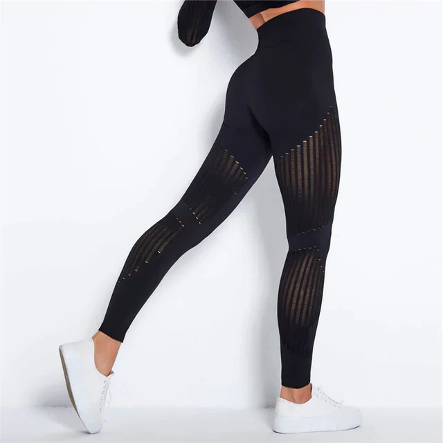 Compression Anti-Cellulite Leggings Breathable Mesh Panels Activewear TikTok Viral Fall 2026 Body Shaping