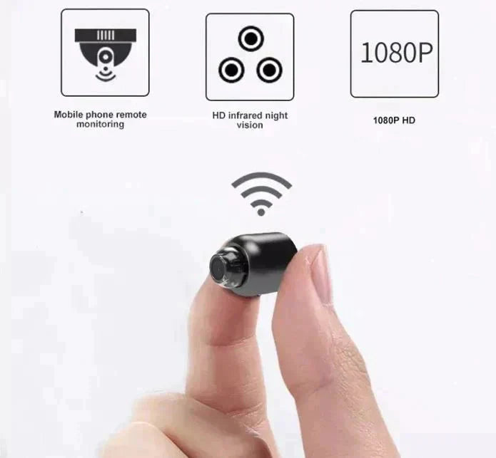 Mini2025 Edition WiFi Camera 1080P Night Vision Motion Alerts Remote Viewing Simple App Setup Household Security