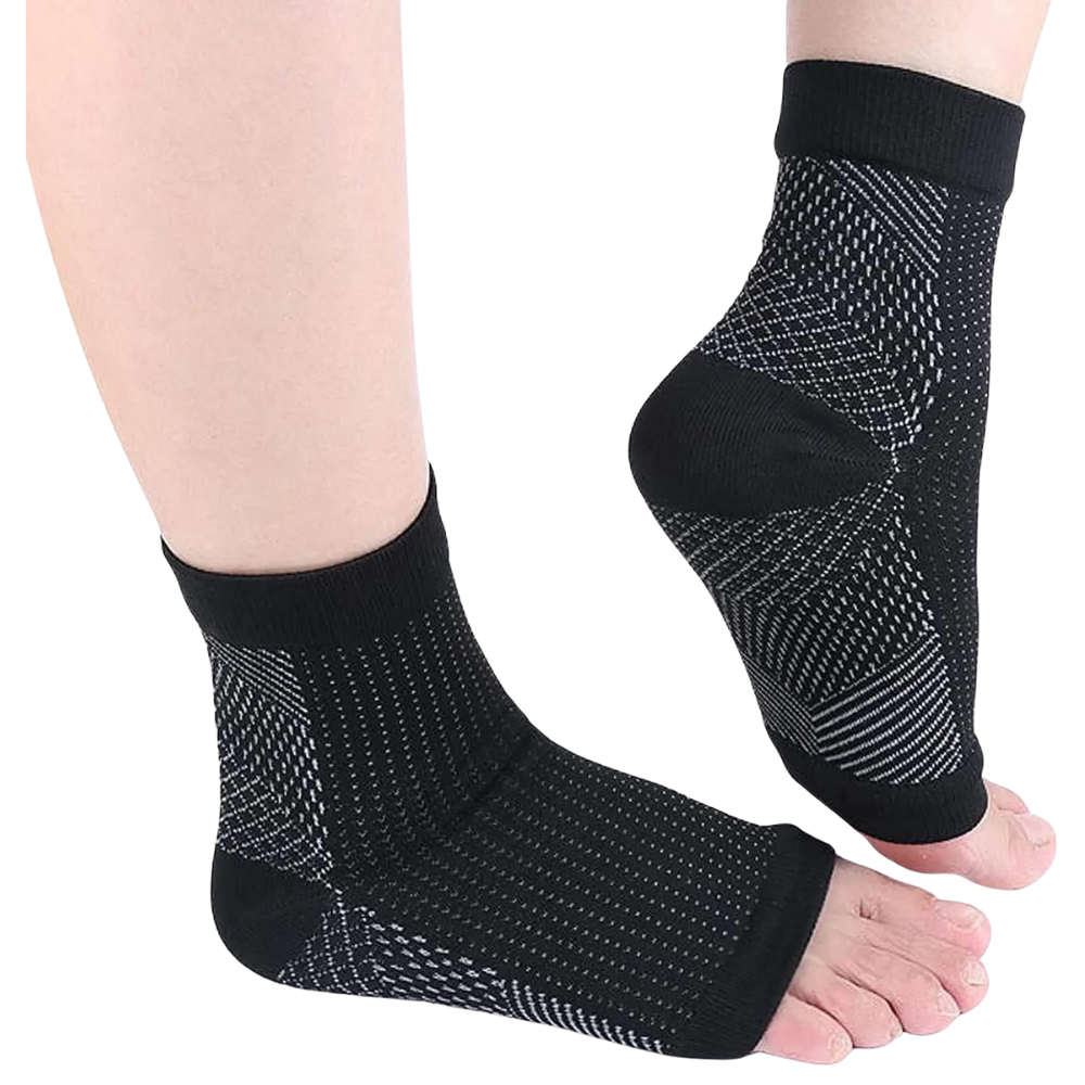 Open Toe, Anti-Slip Compression Socks for Comfort – Neuropathy Support Socks