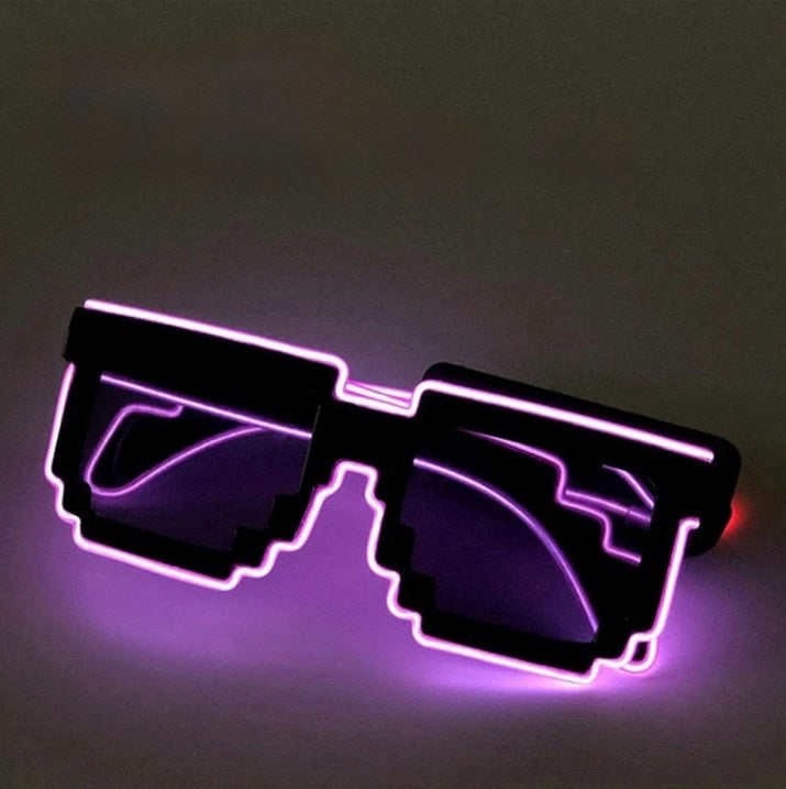 Glow Novelty in the Dark LED Glasses - Neon Lights for Weddings, Birthdays, Halloween Party Supplies