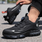 Safety Shoes for Men with Slip-Resistant Sole, Ergonomic Design, Lightweight Comfort, S3 Protection, Black and Gray Options-3