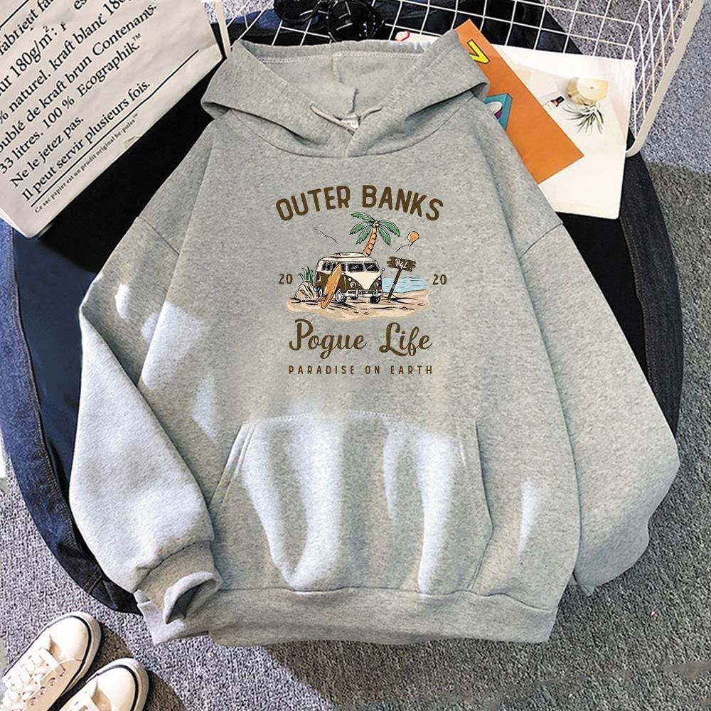 Cozy Oversized Unisex Hoodie - Pullover, Polyester, Casual