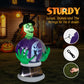Witch2025 Edition Inflatable 5.9ft Crystal Ball Halloween Decor