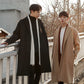 Warm Timeless Men's Wool Coat - Mid Length, Wool Winter