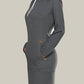 Plush Women’s Hoodie Dress - Above Knee Sweatshirt, Casual