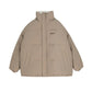 Relaxed Warm Women’s Puffer Jacket - Oversized Fleece Winter