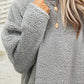 Plush Cozy Women’s Tunic Pullover - Oversized Sherpa, Winter