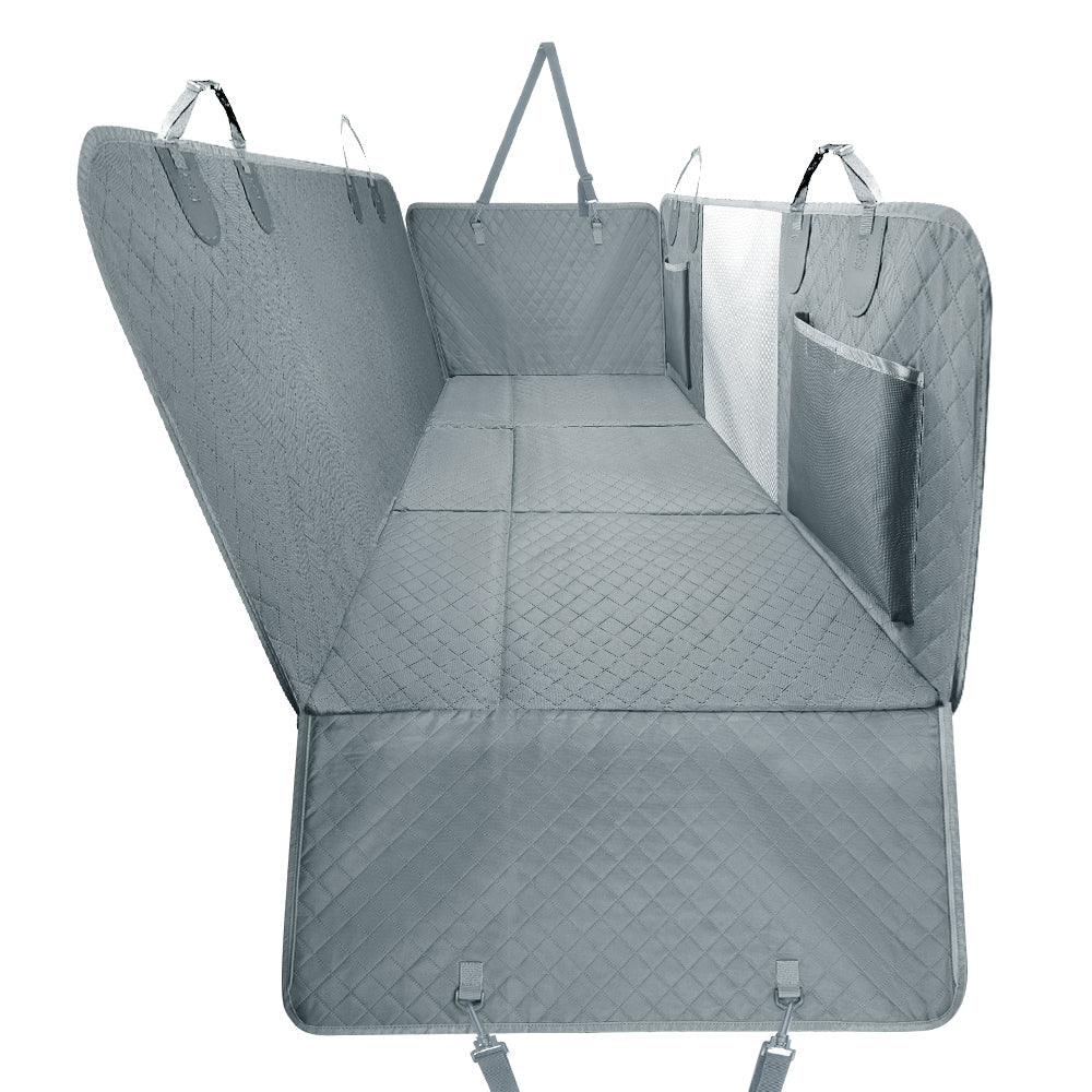 Car Seat Hammock Cover, Water-Resistant Non Slip Backseat Protector With Pockets, Free Safety Belt, Fall 2025 Travel