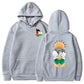 Men's Warm Hoodie - Relaxed Pullover, Polyester, Casual