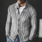 Warm Timeless Men's Cardigan - Shawl Collar, Wool Blend