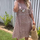 Short-Sleeve Midi Dress for Women in Polka Dot Design, Lightweight Breathable Fabric, Relaxed Fit for Summer Events-6