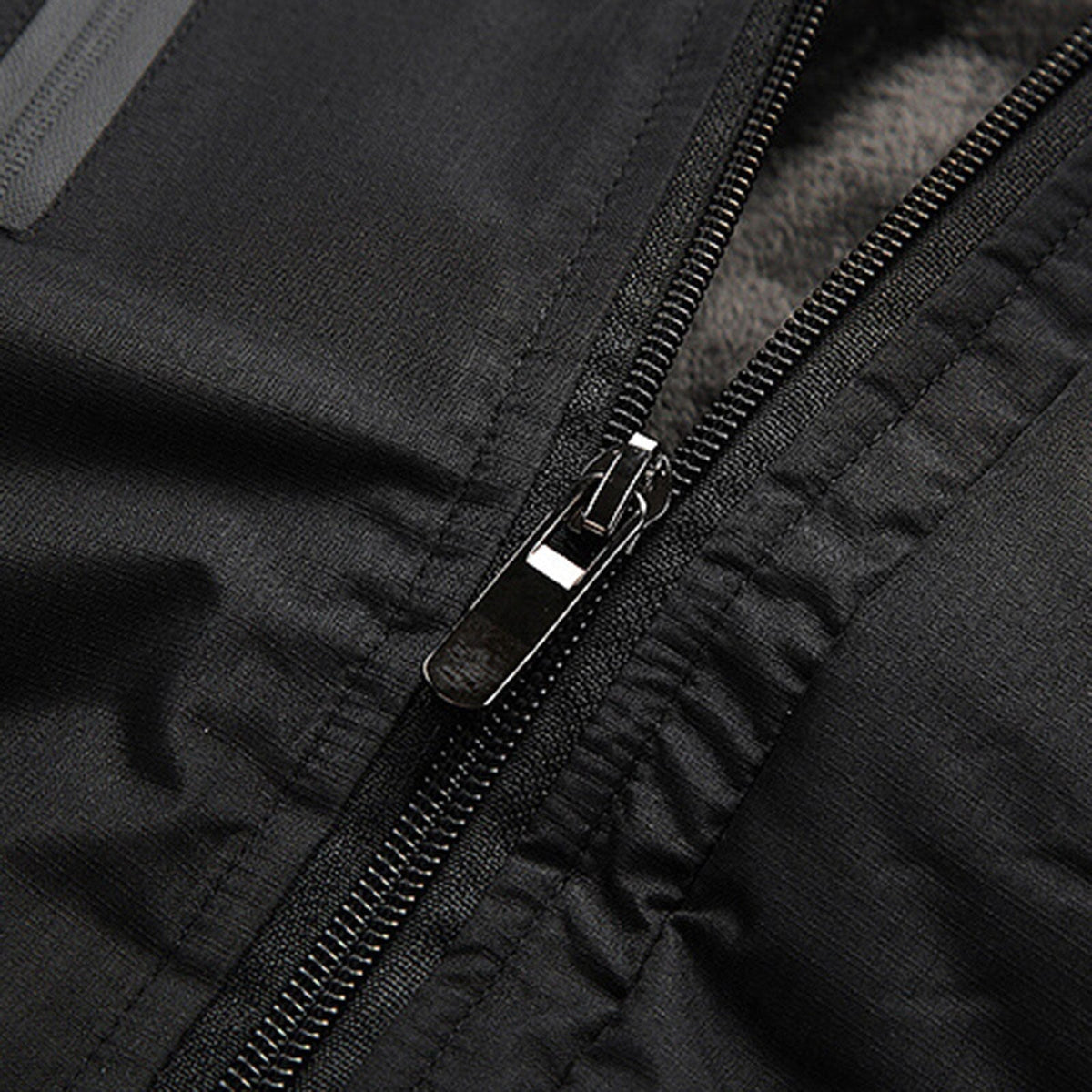 Water-Resistant Men's Rain Jacket - Hooded Colorblock, Packable