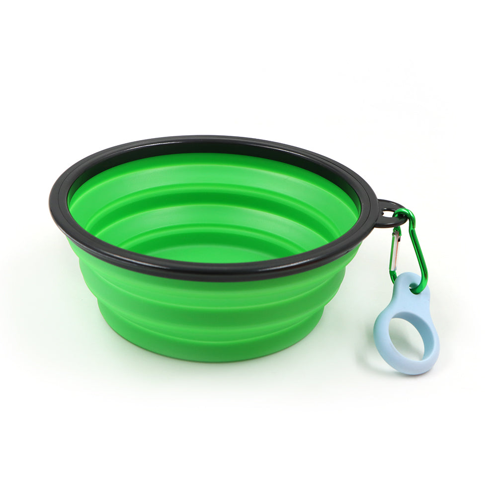 Collapsible Travel Bowl With Clip Silicone Dog Bowl Travel-Friendly Pet Hydration For Travel 2025 Holiday