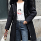 Women’s Warm Winter Coat - Relaxed A Line, Faux Fur, City
