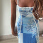 Elegant Long Sleeve Maxi Dress with Arc Back Design, Lightweight Fabric for Special Occasions, Flattering Fit for Women-5