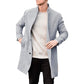 Timeless Warm Men's Wool Coat - Stand Collar, Mid Thigh