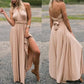 Chic Women's Wrap Dress with Elastic Waist, Soft Breathable Fabric, Versatile Summer and Formal Style-1