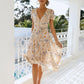 Elegant Long Sleeve Midi Dress for Women, Comfortable and Versatile Design for Daily Wear and Special Occasions-4