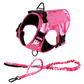 Tactical Dog Harness No-Pull With Front And Back D-Rings Fast-Release Buckles Top Handle Heavy-Duty Training