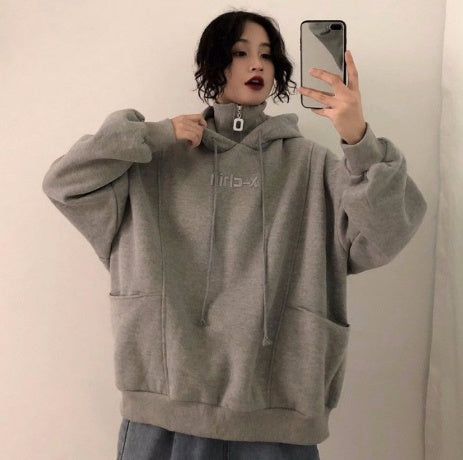 Cozy Oversized Womens Hoodie - Mid Length Fleece Winter