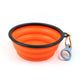 Collapsible Travel Bowl With Clip Silicone Dog Bowl Travel-Friendly Pet Hydration For Travel 2025 Holiday