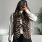 Jade Leopard Print Waistcoat for Women, Stylish Gilet, Flattering Fit, Premium Fabric, Summer 2024 Fashion-5