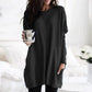 Plush Relaxed Women’s Tunic Sweater - Tunic, Knit, Casual