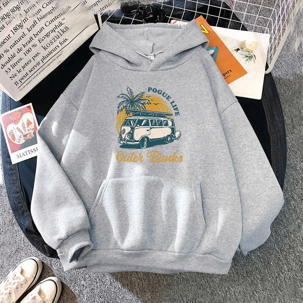 Cozy Oversized Unisex Hoodie - Pullover, Polyester, Casual