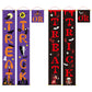 Door Halloween Banner Couplets Outdoor Black Red Decor