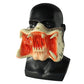 Latex2025 Edition Horror Mask Cannibal Mouth Cosplay Halloween