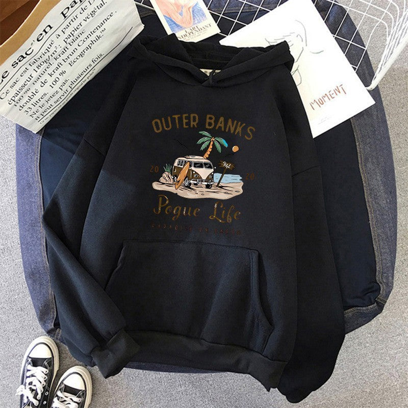 Cozy Oversized Unisex Hoodie - Pullover, Polyester, Casual