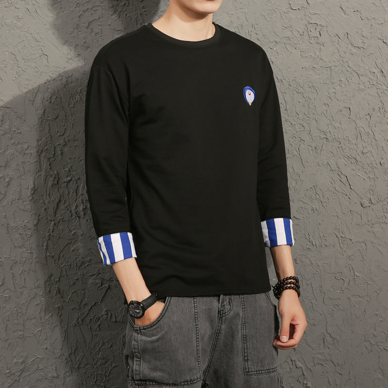 Light Men’s T Shirt - Relaxed Boxy Cut, Cotton Autumn