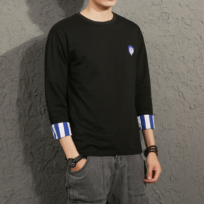 Light Men’s T Shirt - Relaxed Boxy Cut, Cotton Autumn