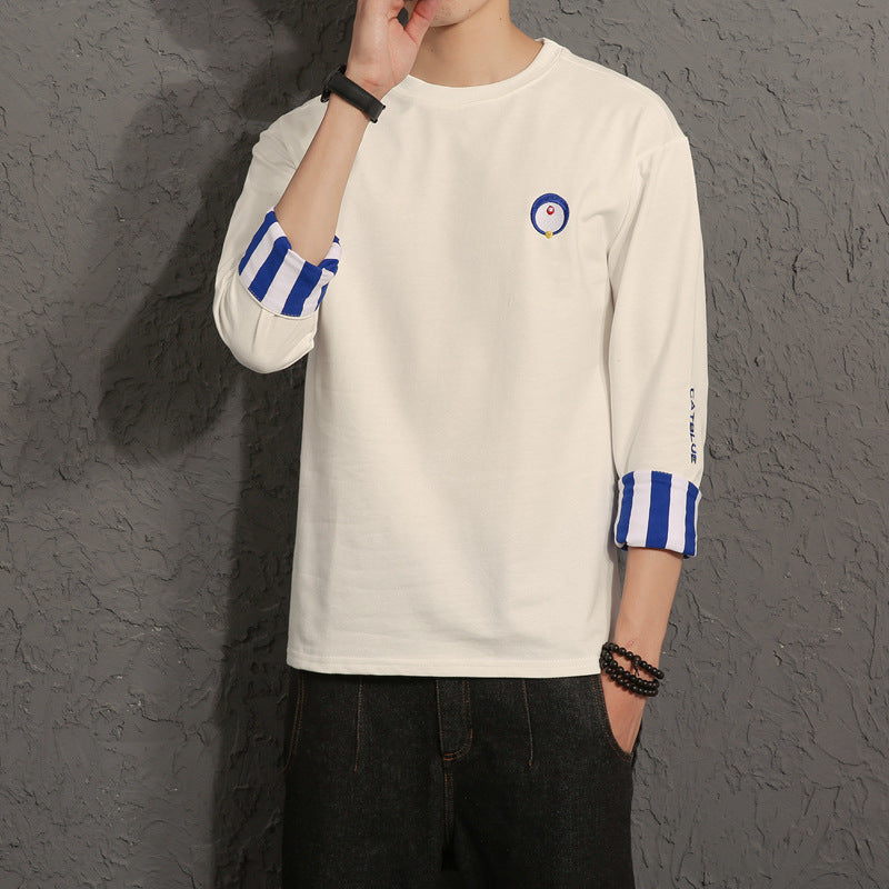 Light Men’s T Shirt - Relaxed Boxy Cut, Cotton Autumn
