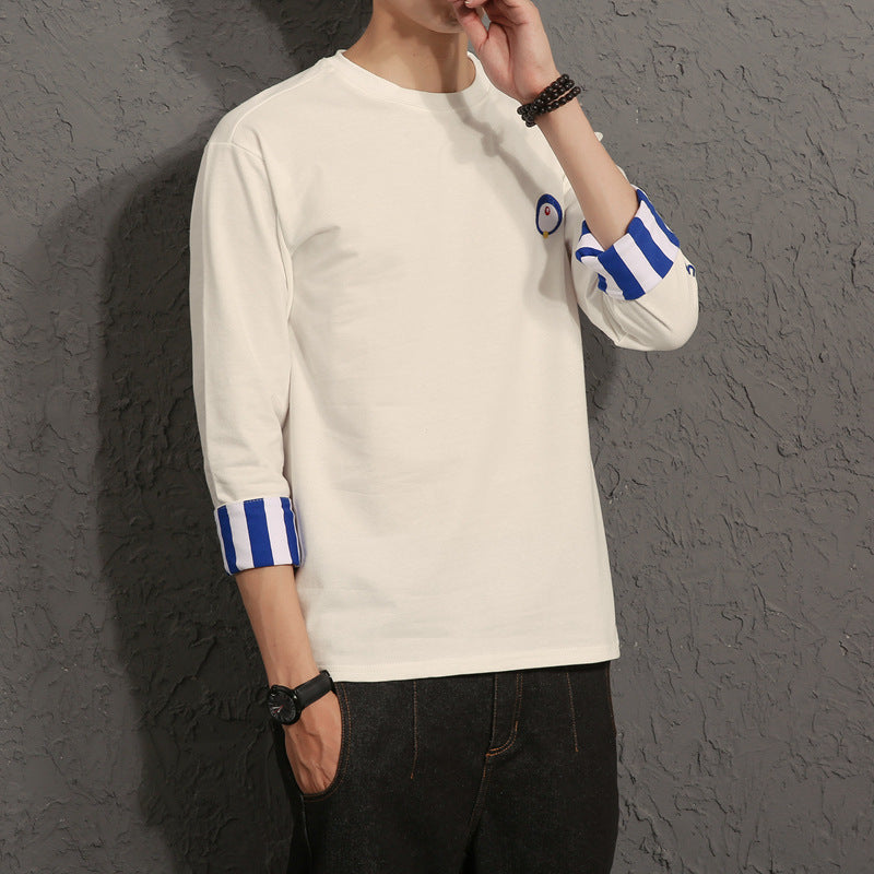 Light Men’s T Shirt - Relaxed Boxy Cut, Cotton Autumn