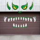 Monster2025 Edition Door Sticker Halloween Decor Green Eyes