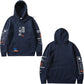 Mens Breathable Cropped Hoodie - Boxy Wool Blend, Casual