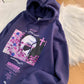 Unisex Oversized Pullover Hoodie - Cotton Blend, Casual