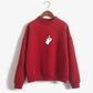 Cozy Oversized Women’s Sweatshirt - Mock Neck, Fleece
