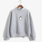Cozy Oversized Women’s Sweatshirt - Mock Neck, Fleece