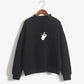 Cozy Oversized Women’s Sweatshirt - Mock Neck, Fleece