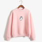 Cozy Oversized Women’s Sweatshirt - Mock Neck, Fleece