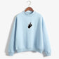 Cozy Oversized Women’s Sweatshirt - Mock Neck, Fleece