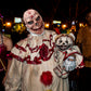 Latex Stitched Horror Mask Brown Halloween 2025 Cosplay