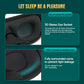Light Blocking, Plush and Breathable Eyeshade for Travel and Night Rest – 3D Sleep Eye Mask