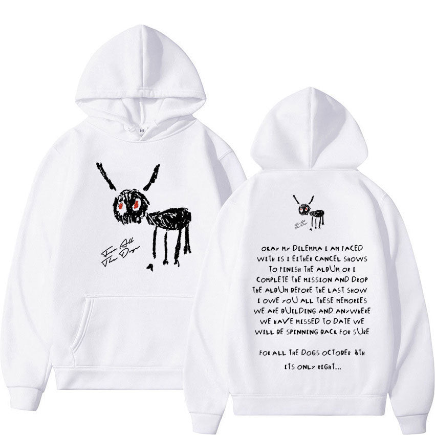 Men's Oversized Hoodie - Relaxed Spandex Blend, Streetwear